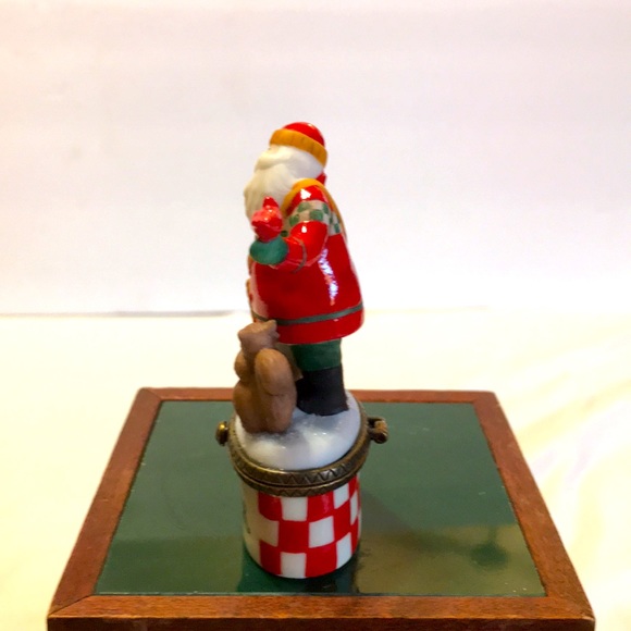 Vintage Debbie Mumm Christmas trinket box. - Picture 3 of 6